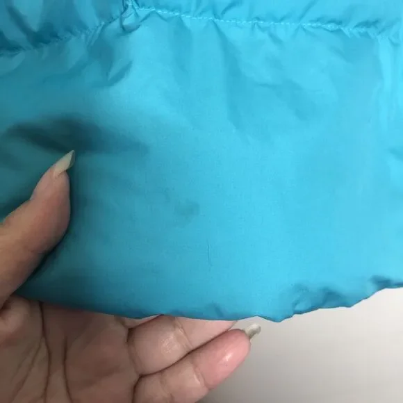 Lululemon Jacket Womens 6 Blue Teal Fluff Off Down Puffer Insulated Coat Hooded - Picture 5 of 12